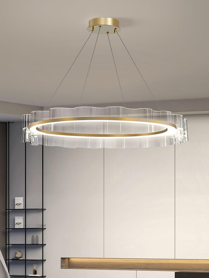 Water Wave Glass Chandelier - Vakkerlight