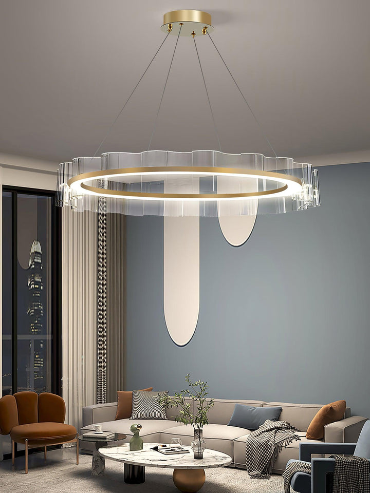 Water Wave Glass Chandelier - Vakkerlight