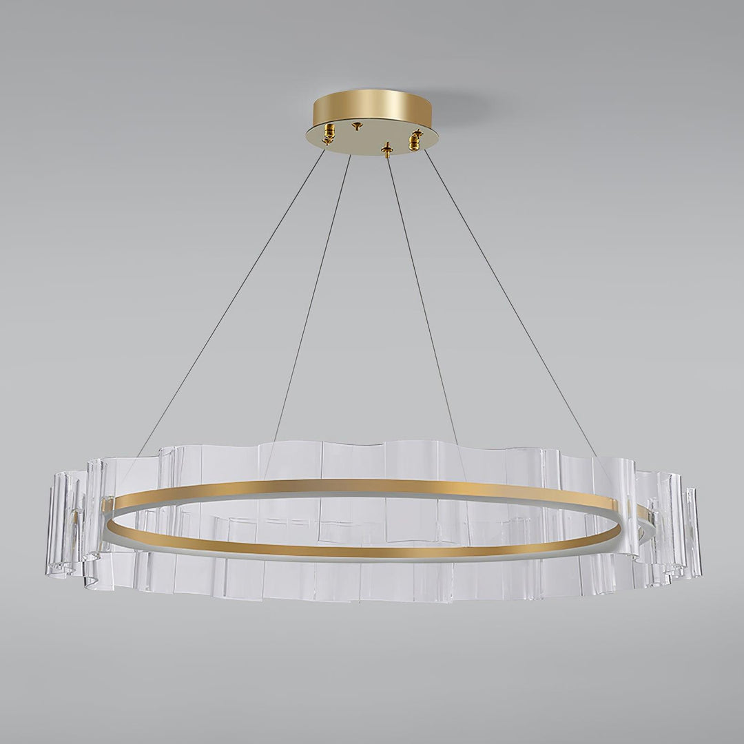 Water Wave Glass Chandelier - Vakkerlight