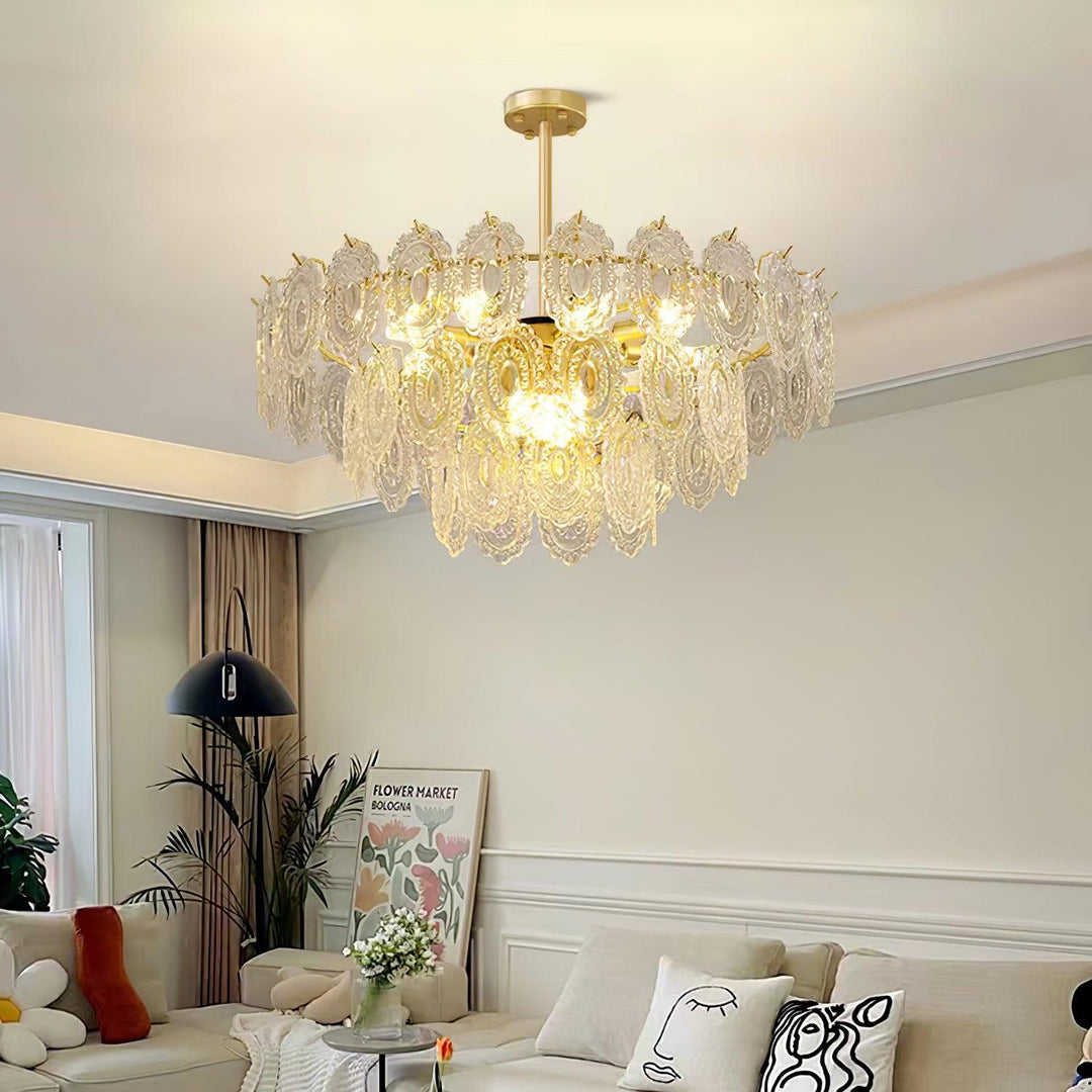 Wave Glass Chandelier - Vakkerlight