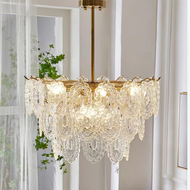 Wave Glass Chandelier - Vakkerlight