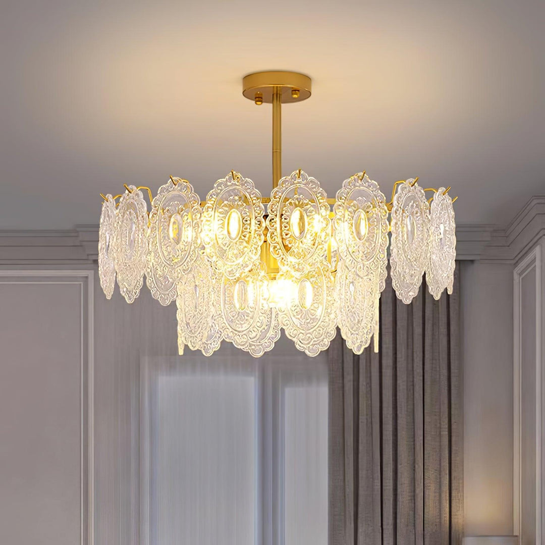 Wave Glass Chandelier - Vakkerlight