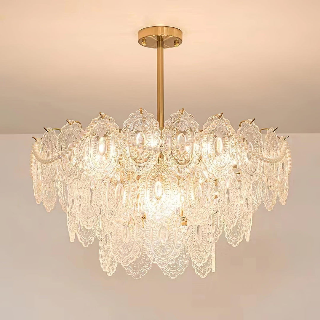 Wave Pearl Chandelier - Vakkerlight