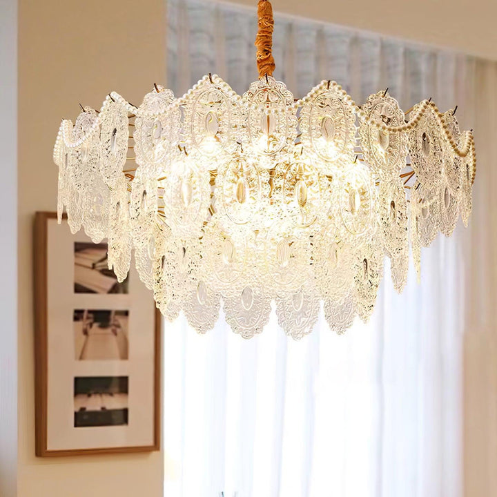 Wave Pearl Chandelier - Vakkerlight