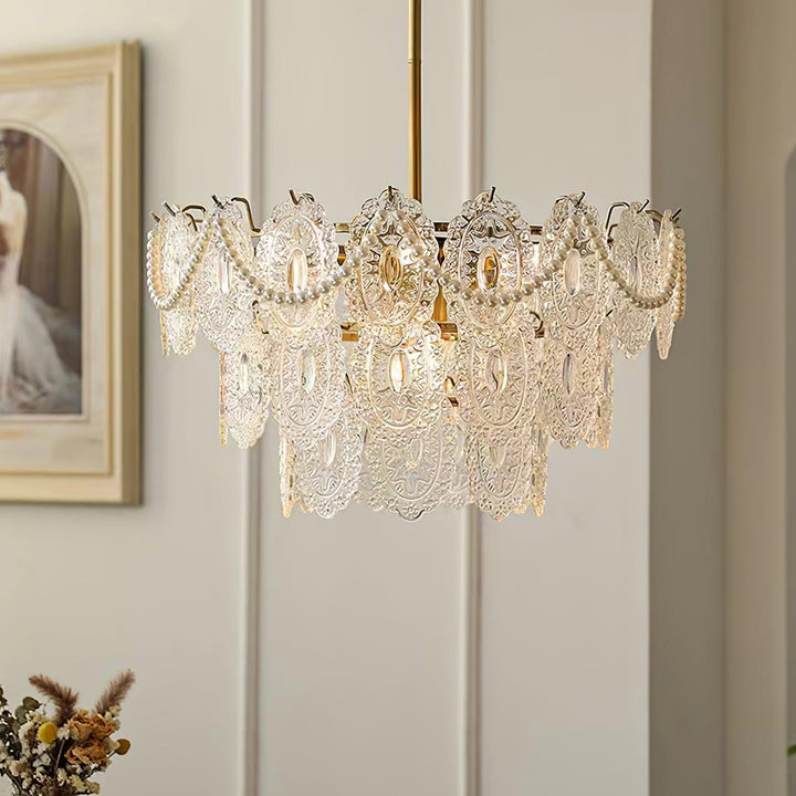 Wave Pearl Chandelier - Vakkerlight