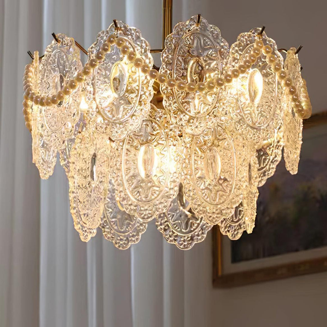 Wave Pearl Chandelier - Vakkerlight