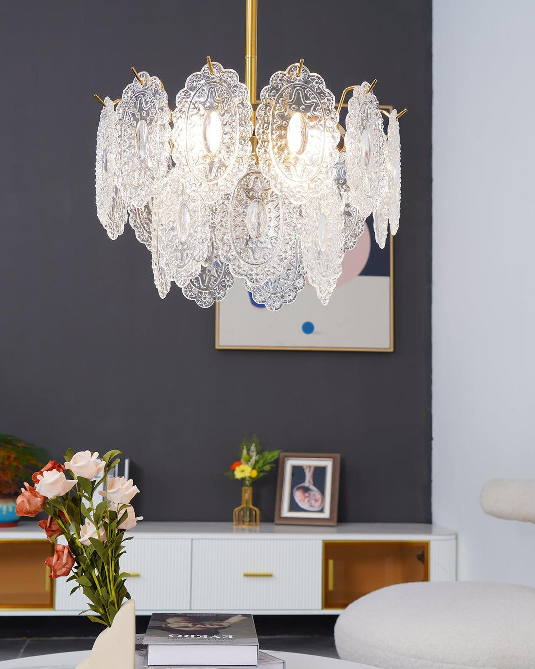 Wave Glass Chandelier - Vakkerlight