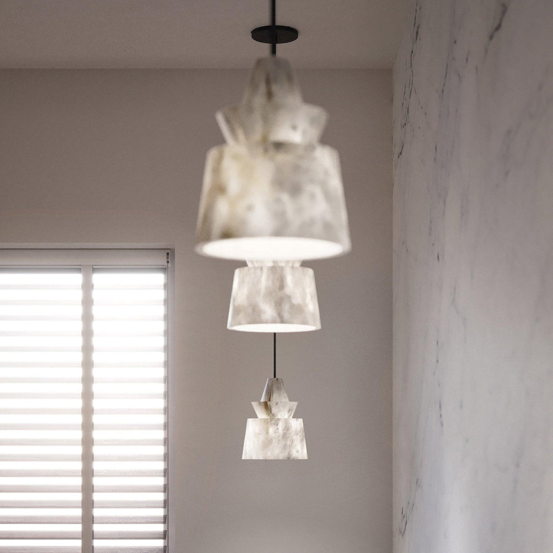 White Alabaster  Pendant Light - Vakkerlight