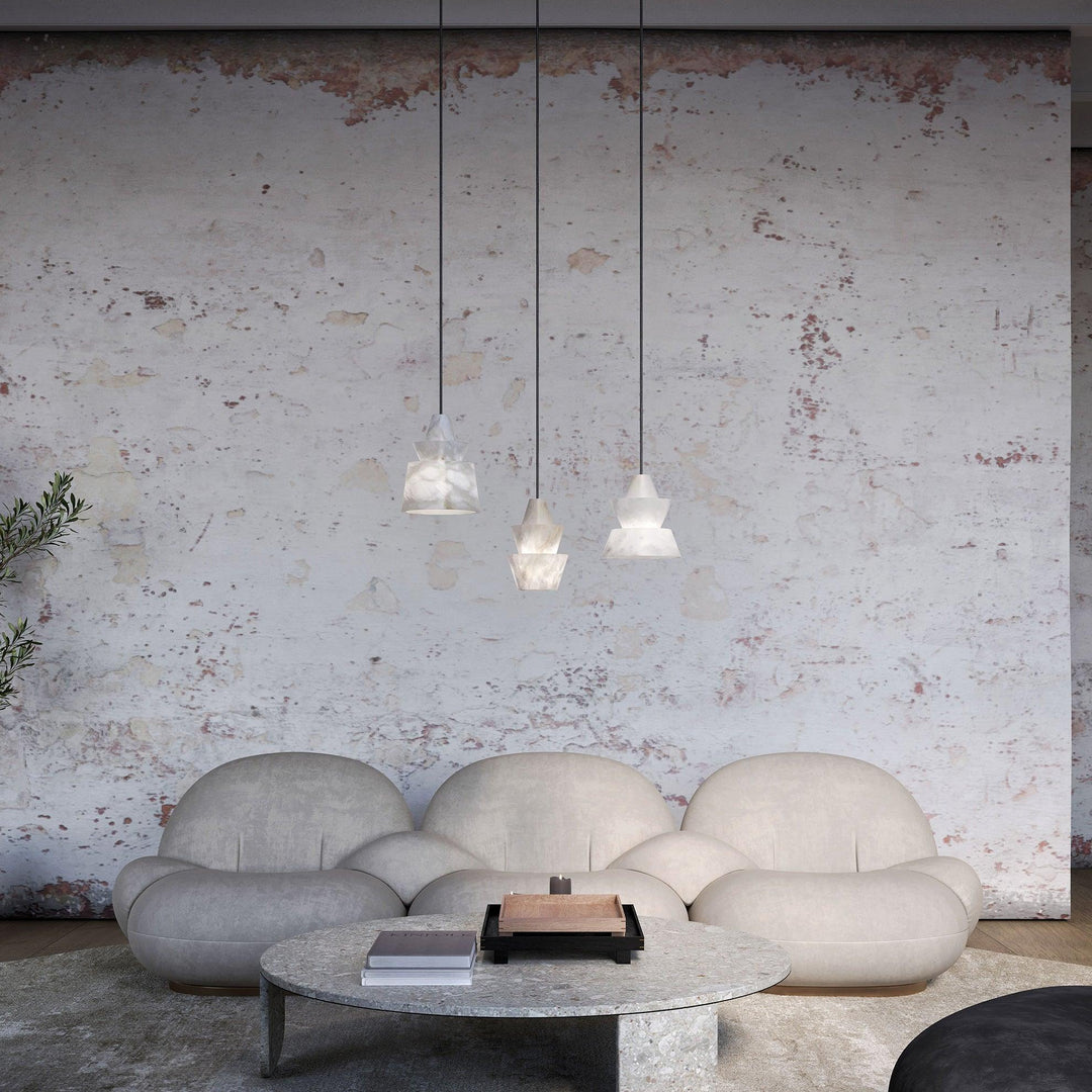 White Alabaster  Pendant Light - Vakkerlight