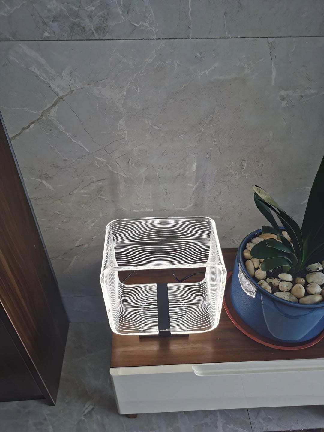 Wire Cube Table Lamp - Vakkerlight