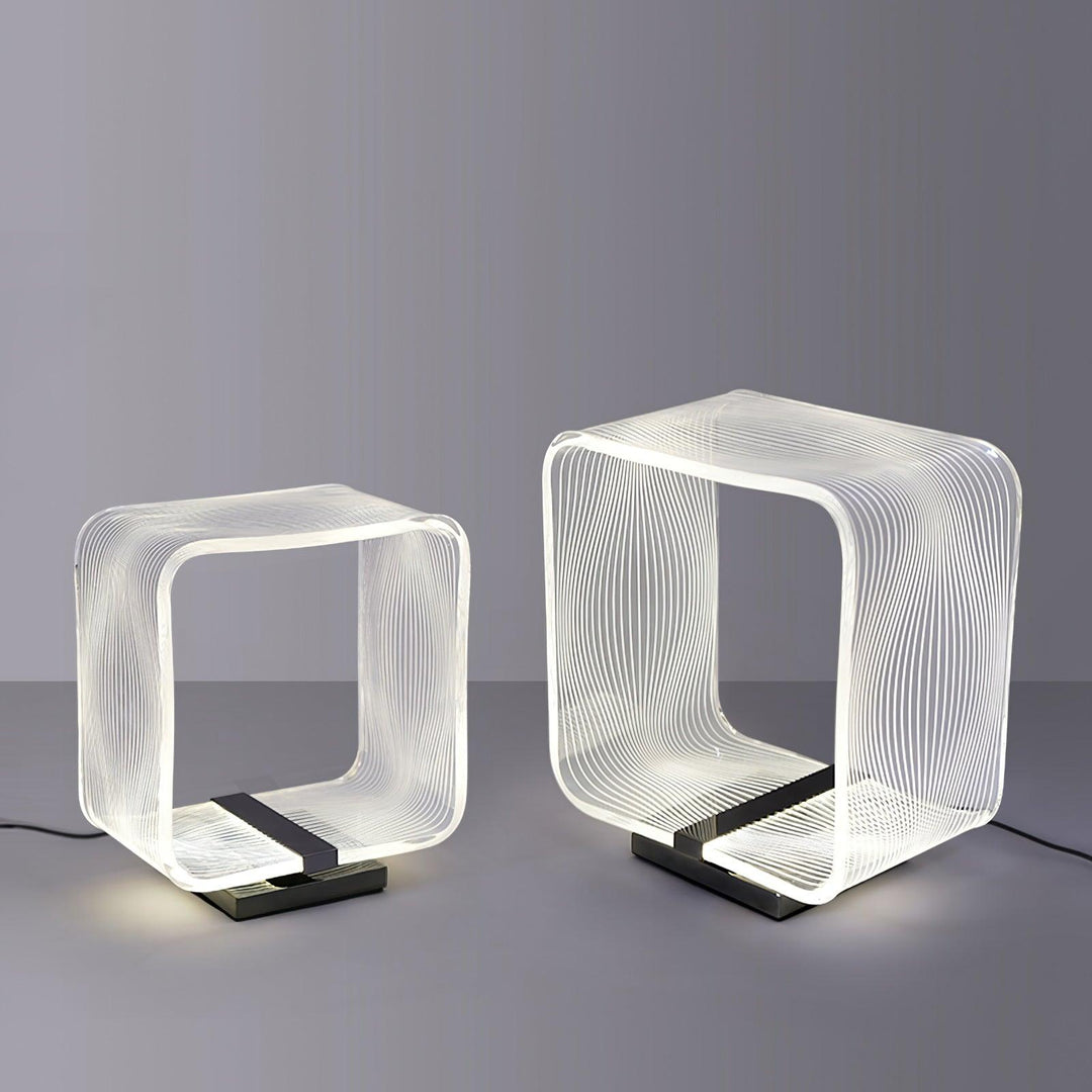 Wire Cube Table Lamp - Vakkerlight