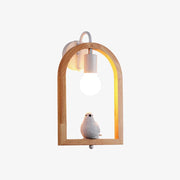 Wood Bird Resin Wall Light - Vakkerlight