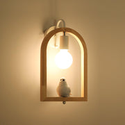 Wood Bird Resin Wall Light - Vakkerlight