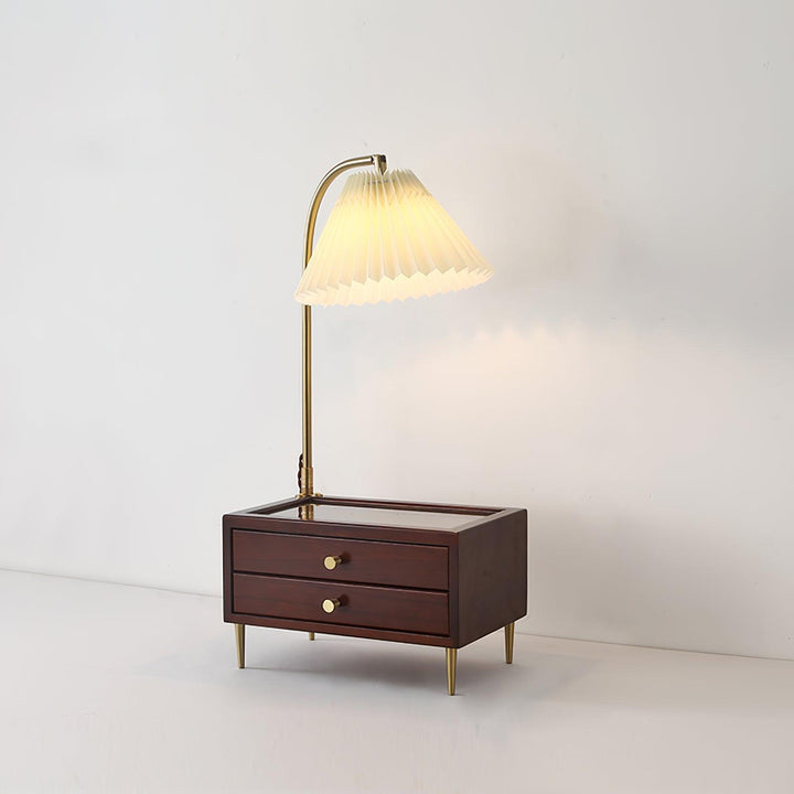 Wood Drawer Table Lamp - Vakkerlight