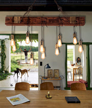 Wood Hanging Multi Chandelier - Vakkerlight