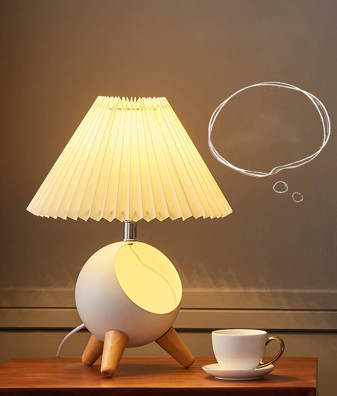 Wood Small Table Lamp - Vakkerlight