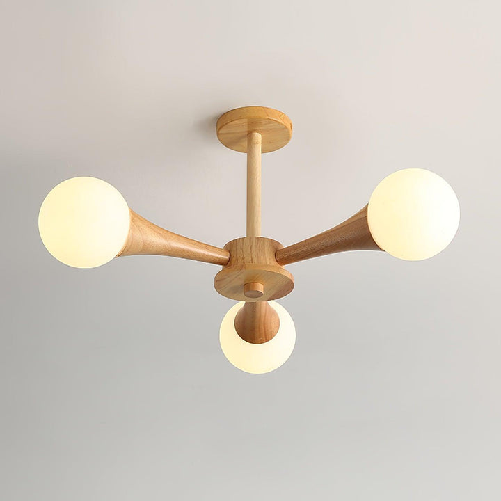 Wooden Nera Chandelier - Vakkerlight