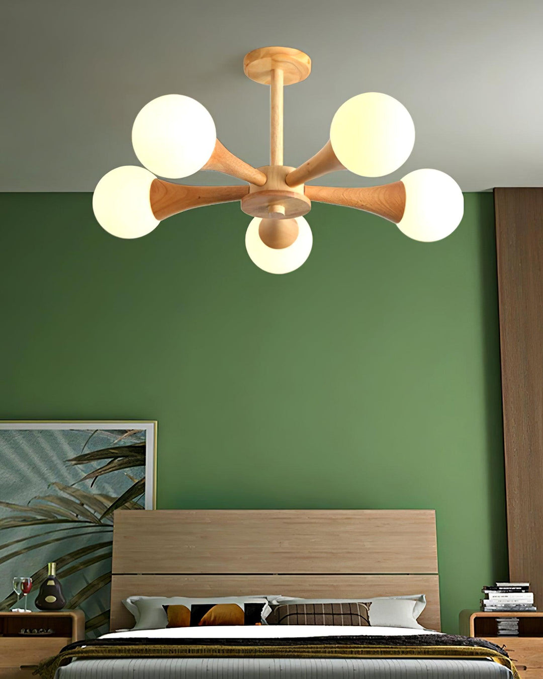 Wooden Nera Chandelier - Vakkerlight