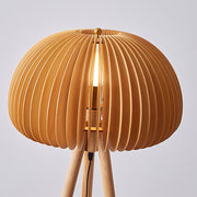 Wooden Pumpkin Floor Lamp - Vakkerlight