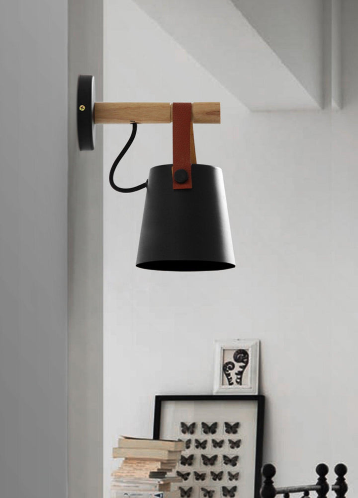 Wooden Conical Wall Light - Vakkerlight