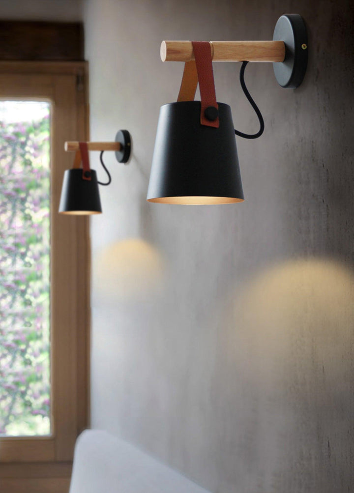 Wooden Conical Wall Light - Vakkerlight