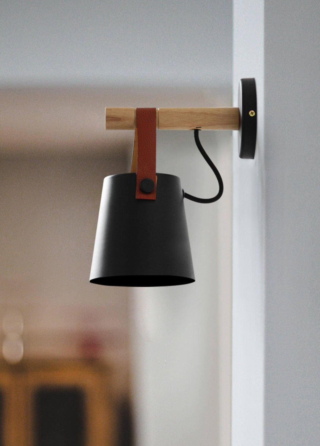 Wooden Conical Wall Light - Vakkerlight