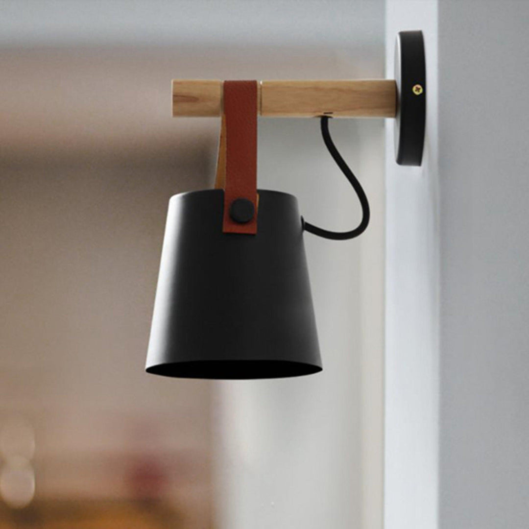 Wooden Conical Wall Light - Vakkerlight