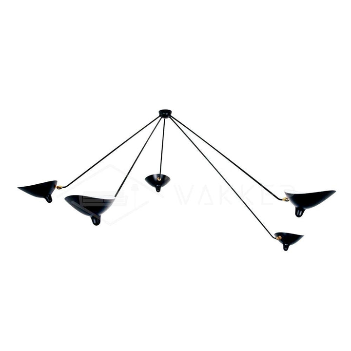 Serge Mouille Ceiling Lamp B - Vakkerlight