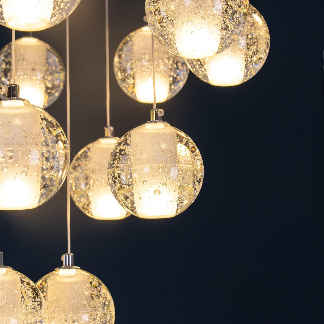 Crystal Bubbles balls Pendant Lamp