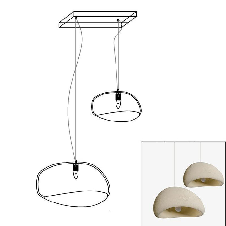 Khmara Rough Combination Chandelier B - Vakkerlight