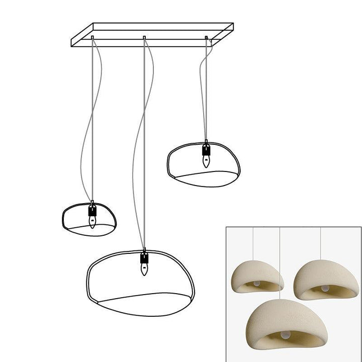 Khmara Rough Combination Chandelier B - Vakkerlight